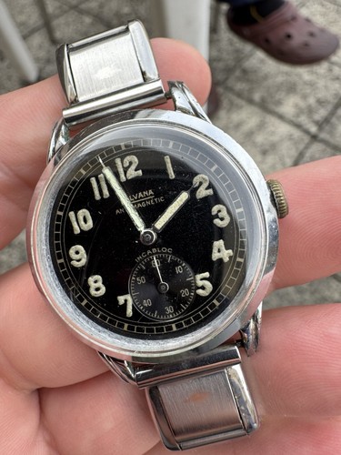 Silvana vintage military uhr - silvana,