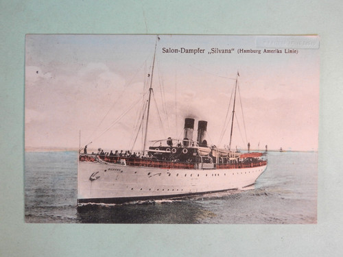 Salondampfer silvana hapag - ak,