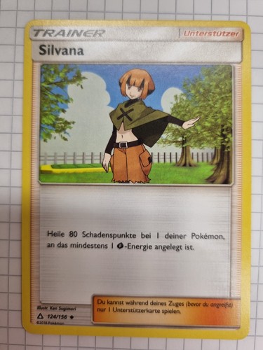 Pokémonkarte silvana 124 156 - silvana, 124/156